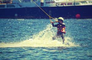 a water skier
